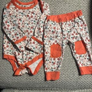 Patagonia Kids capeline base layer Set - Floral